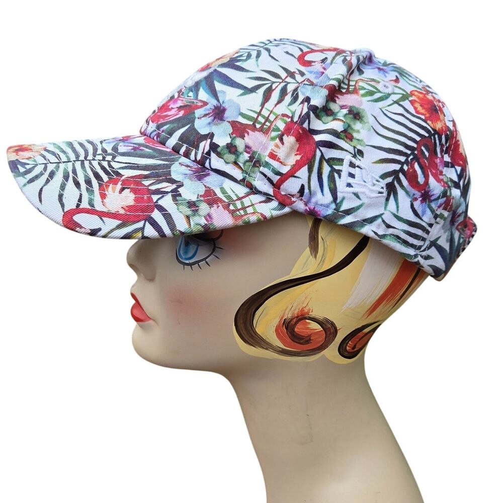 Chicago Bulls Tropical Floral Hat | Resort Streetwear Y2K New Era Cap - Picture 7 of 10